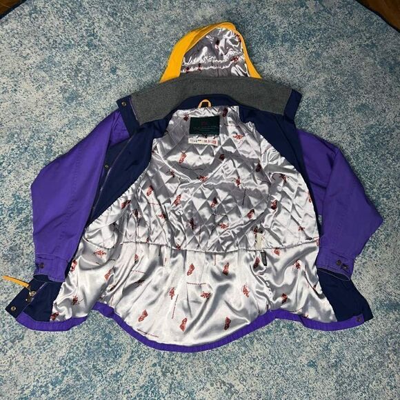 SOS Sportswear of Sweden Thinsulate Vintage Belted Ski Coat, Purple, Women’s 8 - Picture 12 of 16
